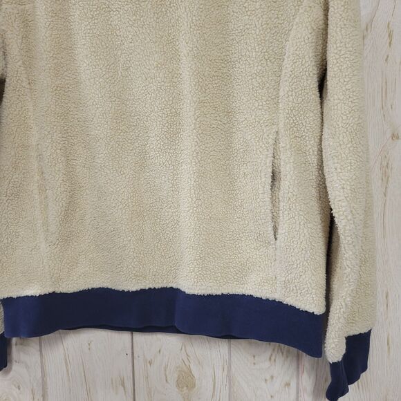 J.crew Factory Sherpa Authentic Fleece Mockneck Pullover Sweater - Picture 6 of 6